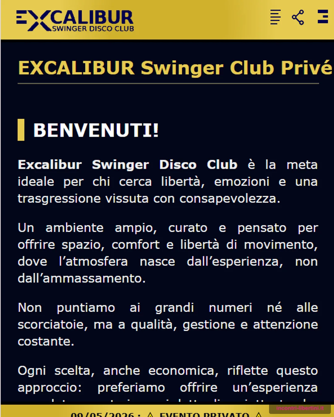 Excalibur - Swinger Disco Club Privé